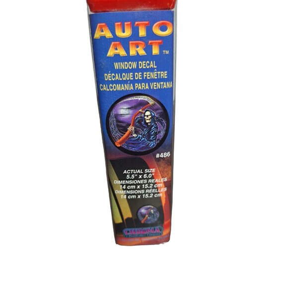 Auto Art Window Decal Chroma Style #486 Grim Reaper Car Truck Decals - Picture 2 of 5